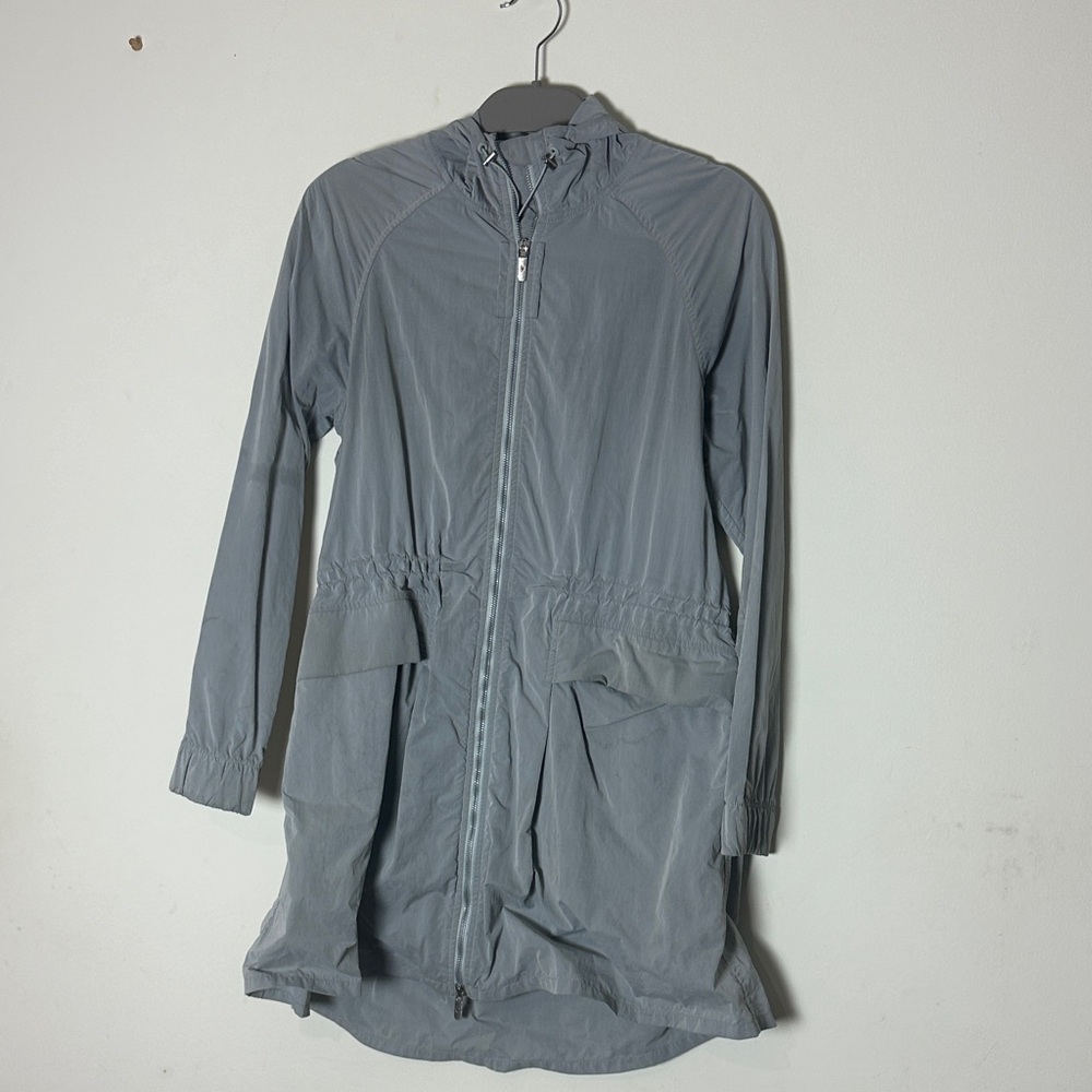 Lululemon Athletica Women's blue/Gray Raincoat size 6